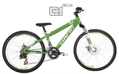 Велосипед Drag 24 C1 Pro TY-37 Зелено/Белый 2020 RU