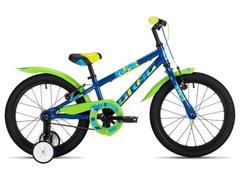 Велосипед Drag 16 Rush SS Сине/Зеленый 2021 RU