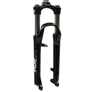Вилка 26" Suntour XCM-1", резьбовая, Disk+V-brake, Черная, Без локаута RU