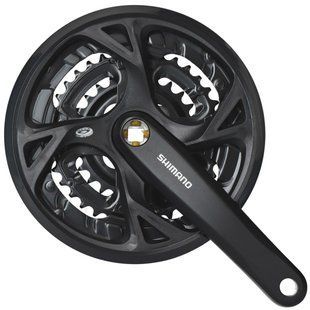 Шатуны Shimano FC-M371-3, 175мм, 48X36X26T, с защитой BOX RU