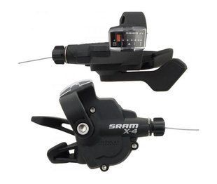 Манетки Sram X4 3*8 Ск. Пара. 09A SL X.4 TRIGGER SET 8SP R INDEX F 00.7015.093.000 RU