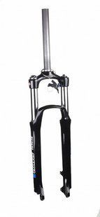 Вилка 26" Suntour XCM 1-1/8" RL Disk 100мм, Черная Локаут на Руле RU