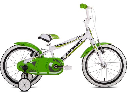 Велосипед Drag 16 Alpha Бело/Зеленый 2020 RU