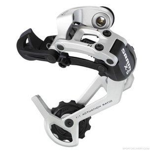Зад Перекидка Sram X5 Средняя лапка 9 ск. Серый 12A RD X5 9SP MED CAGE AL SLV 00.7515.082.030 RU