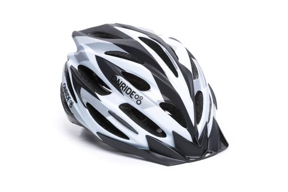 Шлем OnRide Grip Белый/Черный/Серый матовый M (55-58 см) RU