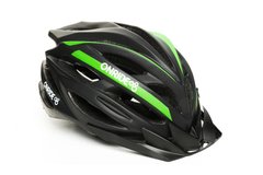 Шлем OnRide GRIP Черно/Зеленый M(55-58), модель HB31, Черный козырек