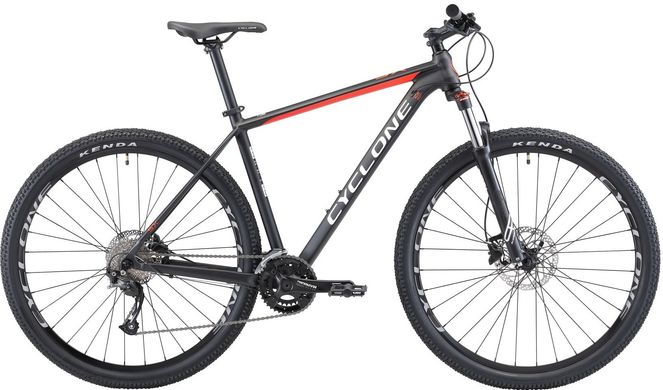 Велосипед CYCLONE 29" SX Чорний 2021 Гідравліка 20", 20"