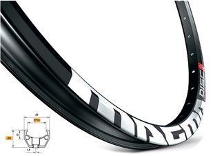 Обод Mach1 Magma Disc 26&ldquo; 559x21C 36H B/A Черный RU
