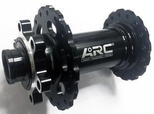 Втулка пер. ARC MT006-15-F 32спиц. 15мм ось, 2 прома,Черн. Алю RU