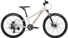 Велосипед CYCLONE 24" DREAM Білий 2021 Гідравліка