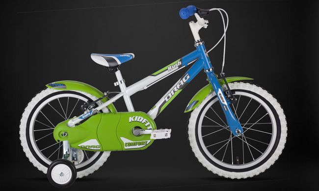 Велосипед Drag 16 Rush Зелено/Синий 2020