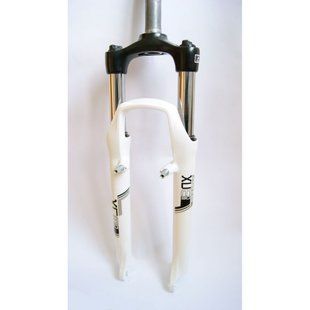 Вилка 26" Suntour XCM 1-1/8" Disk+ V-Brake, 100мм, Белая без локаута RU